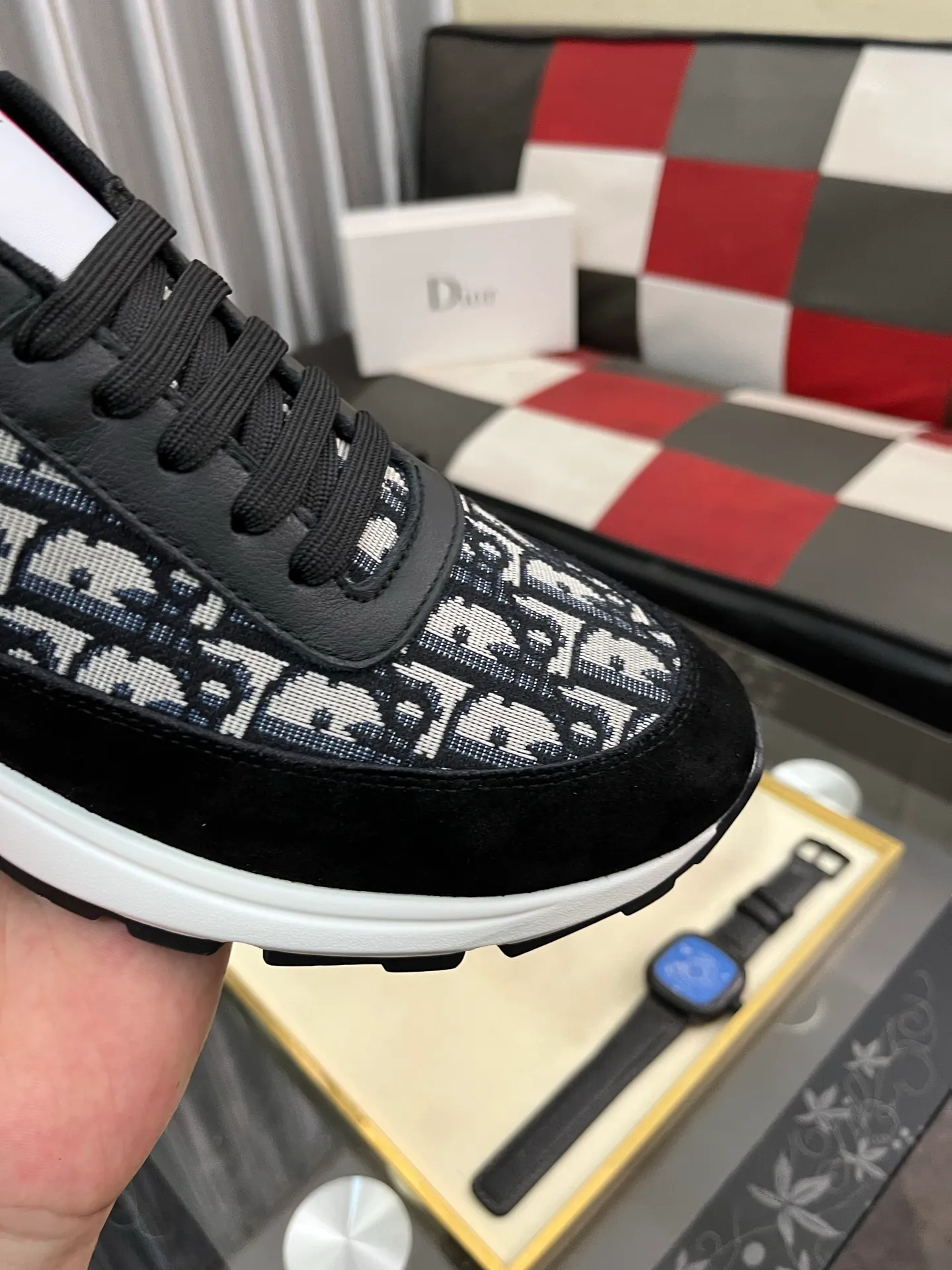Men's shoes 💰440⌚️⌚️[Dior] 2025 Dior original lace-up low-top men's shoes, classic casual shoes 🔥This model is the official flagship model, quality, made by famous original factory designers, using high-quality cowhide with original materials ➕Comfortable and breathable mesh lining➕Pigskin insoles, perfect last shape, generous and fashionable design, attracting the pursuit of many consumers, what they want is the highest quality in the market. Code number: 38--443️⃣Colors available